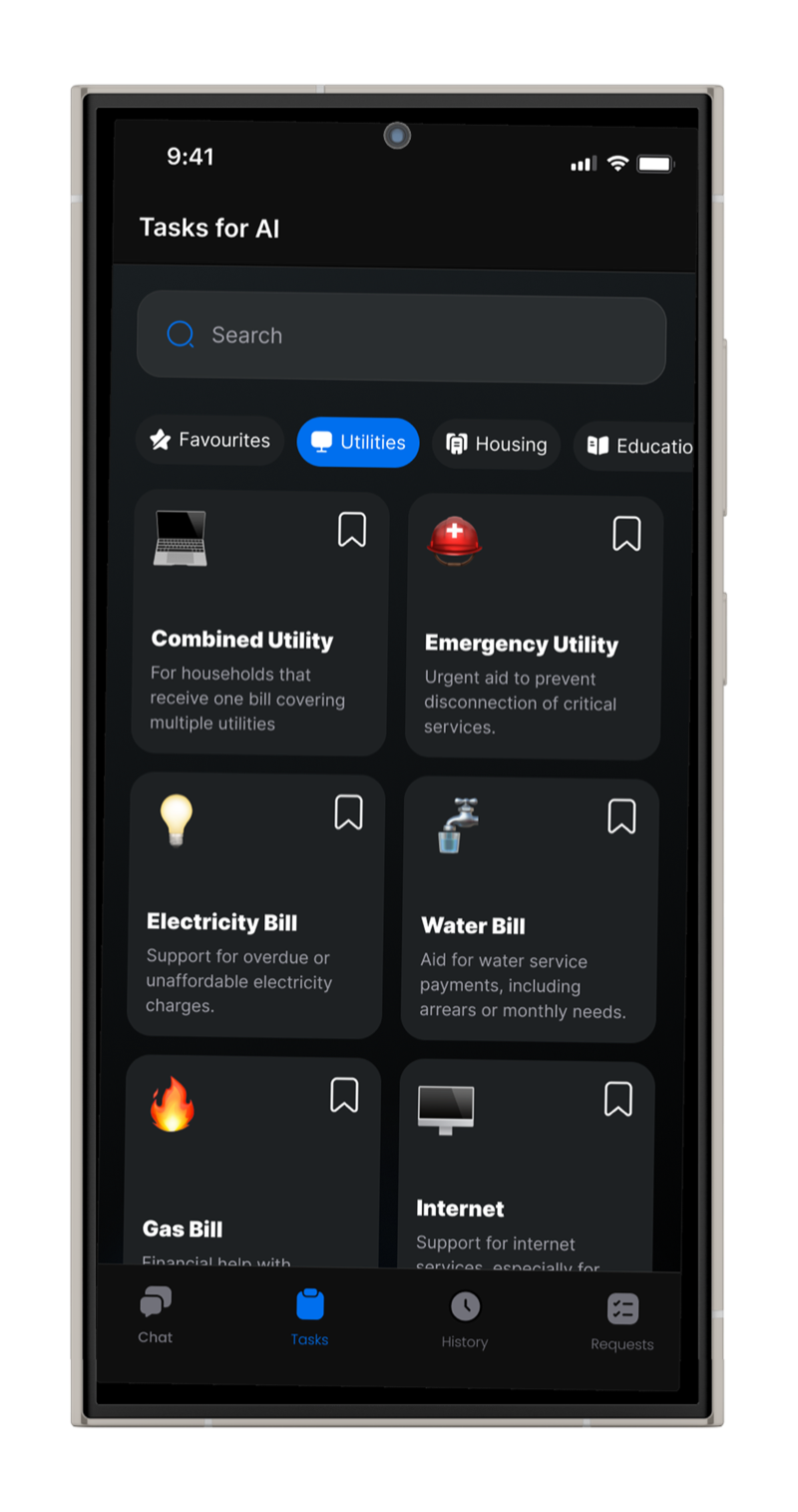 Identity verification app by Furkan Ahmad — secure login screen